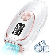 Laser Hair Removal with Cooling, at-Home IPL Hair Removal for Women Men, Upgraded to 999,900 Flas...