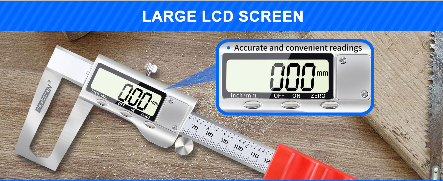 Digital Caliper Measuring Tool for Disc Brake
