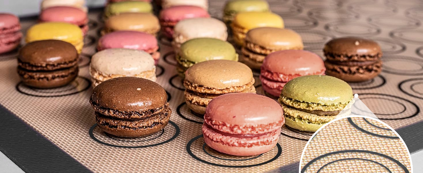 Macaron baking mats