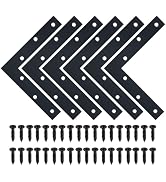 SAYAYO L Brace, 150x150mm / 6" x 6" Metal L Mending Plate L Flat Plate Bracket Stainless Steel Ri...