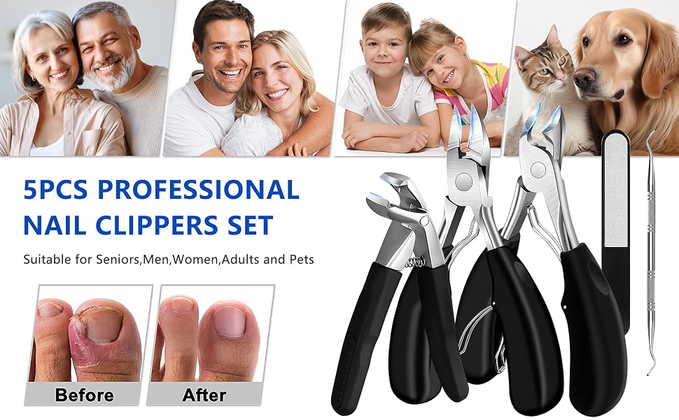 Toenail Clippers for Seniors Thick Nails
