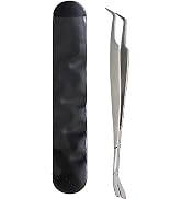 Jinshining Silver 2 in 1 Tick Removal Tool for Pets,Stainless Steel Professional Tick Tweezers Ti...