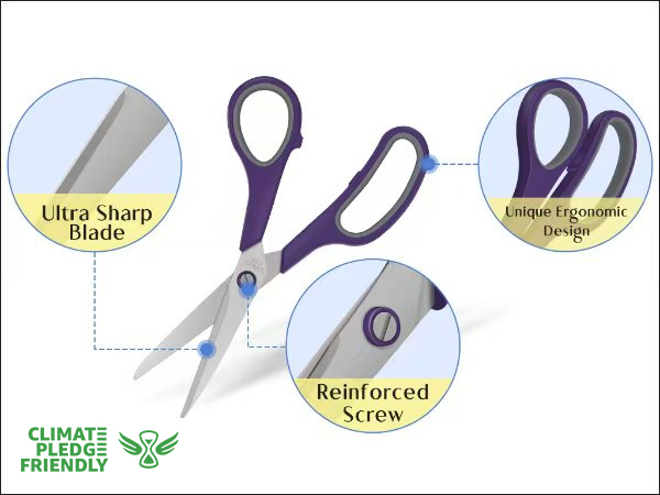 sharp scissors all purpose scissors for fabric cutting stainless steel scissors