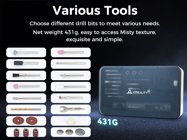 Variable Speed Cordless Rotary Tool Charger Carrying Case Comfort Grip Wrench Tool Fabric Carry Bag