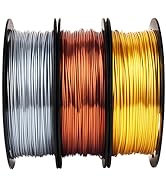 Shiny Silk Gold Silver Copper PLA Filament Bundle, 1.75mm 3D Printer Filament