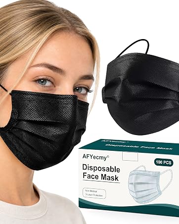 Disposable Face Mask black