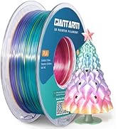 Silk Rainbow Color Lime Purple Blue Yellow Green Filament with 1.75mm Dimensional Accuracy +/-0.0...