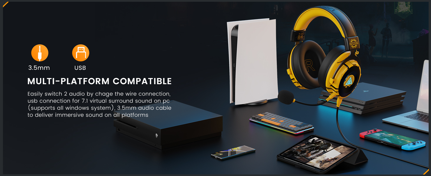 gaming headphones with microphone