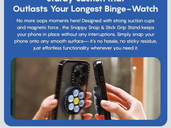 CASETiFY Snappy Snap &amp; Stick Grip Stand