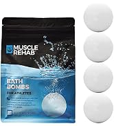 Soothing epsom bath bombs for athletes with arnica and essential oils to combat soreness and fatigue