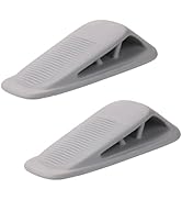 Fursafe&amp;Q Rubber Door Stoppers for Bottom of Door, Door Stop Wedge with Holder, Heavy Duty Doorst...