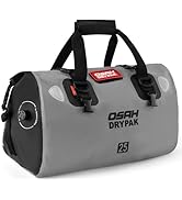 OSAH DRYPAK Waterproof Duffel Bag - Motorcycle Dry Bag Tail Bag with Large Storage Space, Waterpr...