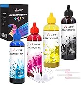 A-SUB 480ML Sublimation Ink Refill Compatible with ET-2720 ET-2760 ET-4760 ET-2800 ET-2803 ET-285...