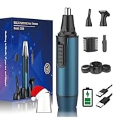 AREYZIN Nose Hair Trimmer for Men,2025 Professional 3 in 1 Painless Rechargeable Ear and Nose Tri...