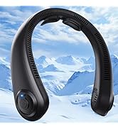 Neck Fan - Portable Neck Fan with Neck Support, 5 Speeds, All Around Airflow, Hand-free Bladeless...