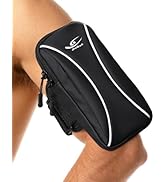 HiRui Arm Bag &amp; Wrist Bag Phone Holder, Sports Running Armband for Gym, Cycling &amp; Workout, Compat...
