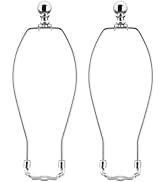 Aspen Creative 20020-22 Lamp Harp Set, Satin Nickel
