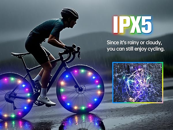 Bicycle wheel lights