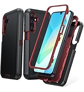 TOPAUX for Samsung A16 5G Case Anti-Shock Galaxy A16 Case 3-Layer Heavy Duty Full Body Drop Prote...