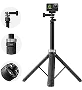 TELESIN 59" 360 Selfie Stick with Tripod Stand POV Extension Pole Monopod for GoPro Max Hero 13 1...