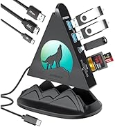 USB C Hub Multiport Adapter, 8-in-1 USB Hub with 4K@30Hz HDMI, 100W PD, 5Gbps 3xUSB-A 3.0, 1xUSB-...