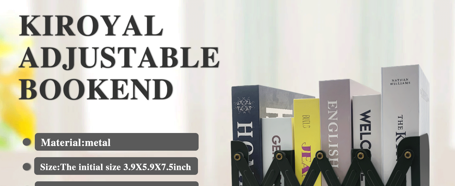 Adjustable Bookends