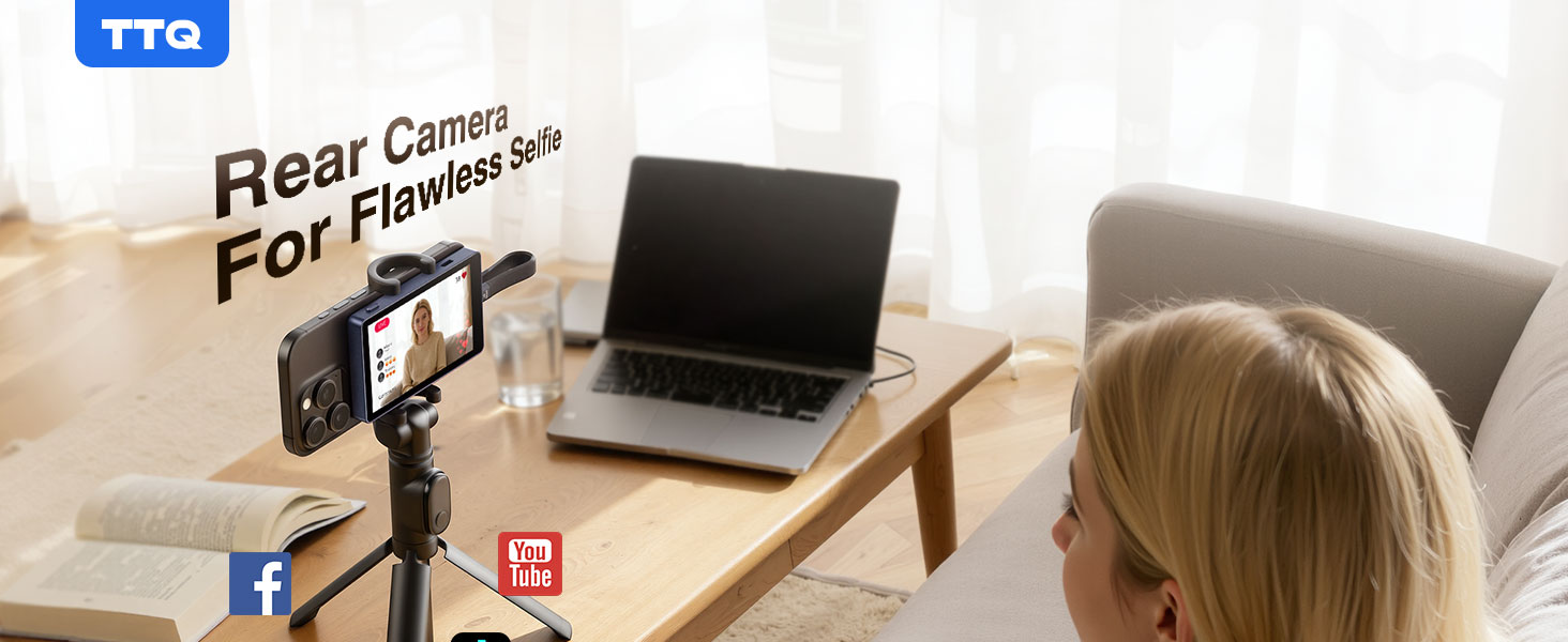 vlog selfie monitor screen