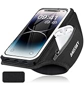 Phone Armband for Running 3D Design Cell Phone Armband with Zipper Pocket for Earbuds Car Keys, W...