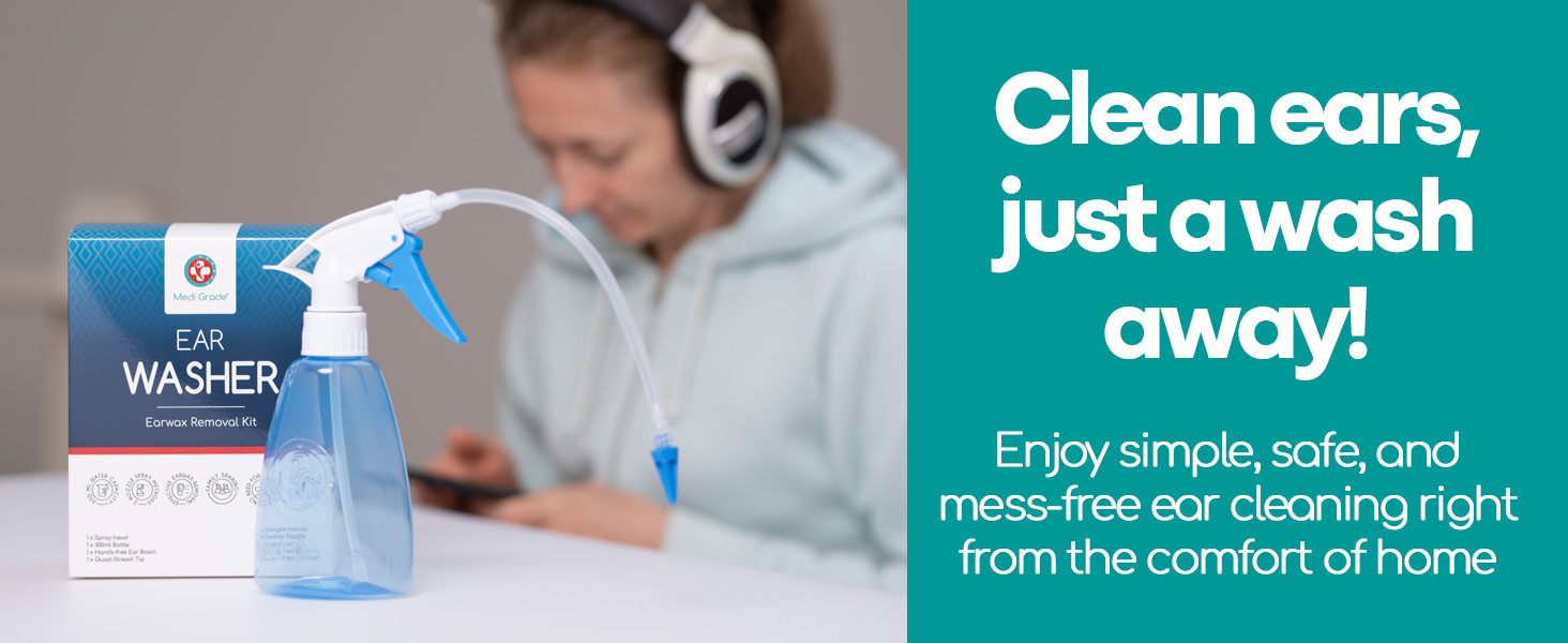 Clean ears, just a wash away!