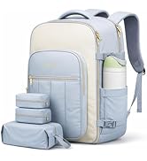 Taygeer Quilted 40L Travel Backpack with Connected Compartments, Underseat Puffer Luggage Backpac...