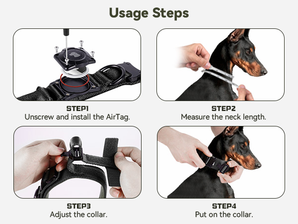 airtag watch dog collar