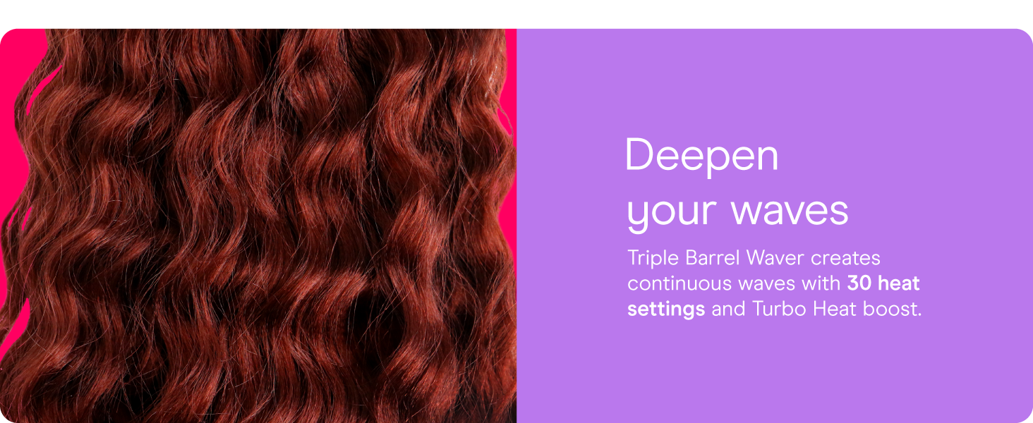 Conair double ceramic curling iron hair barrel styling heat dual voltage wave wand triple three