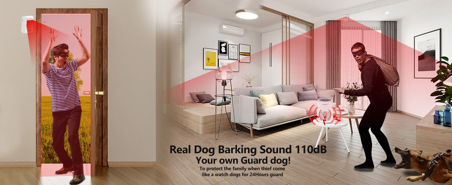 dog barking alarm motion detector