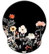 Mouse Pad with Wrist Support, Ergonomic Mouse Pad with Memory Foam Wrist Rest Cushion, Non-Slip R...