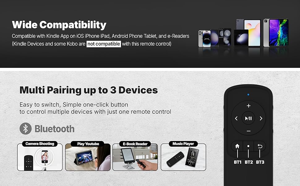 Multi Pairing up to 3 Devices