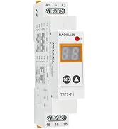 Baomain Digital Multi-Function Time Relay, 16A/250V 20-Delay Modes 0.1s~99d, DIN Rail Mounting Ti...