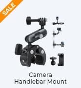 K&amp;F CONCEPT Super Clamp Camera Mount with 360° Dual Ball Head, Bike/Motorcycle Handlebar Mount Co...