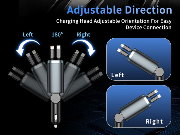 car charger Adjustable Direction