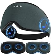 AHUIARGY 2-in-1 Bluetooth Sleep Mask, Eye mask with Bluetooth Headphones Sleep Headphoneswith 3D ...