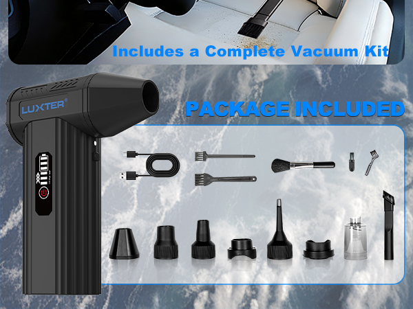 compressed air duster for cleaning PC, computer, keyboard, electric air blower duster