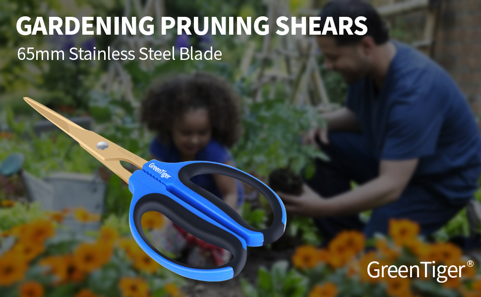 GreenTiger 65mm Garden Scissors