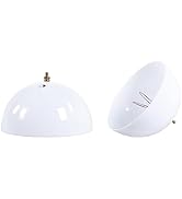 Aspen Creative 28004-15-2, Clip-on Dome Shade, having pull chain opening, for A-Type Bulb Indoor ...