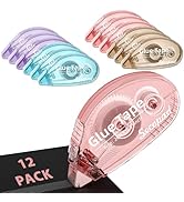 Secopad 12 Pack Scrapbook Tape, Double Sided Tape for Crafts, Adhesive Tape Glue Runner for Scrap...