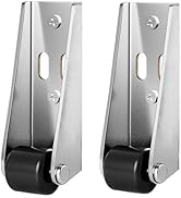 Fresayerd 2Pcs 0.9 Inch Low Profile Casters, Plate Casters Replacement, Side Mount Caster Wheels ...