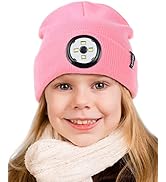 FURTALK Kids Beanie with Light for Boys Girls Winter Hats Toddler Unisex Led Knitted Hat for Wint...