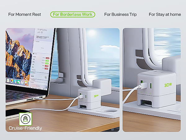 european travel plug adapter charger travel essentials for men women girl portable type c charger