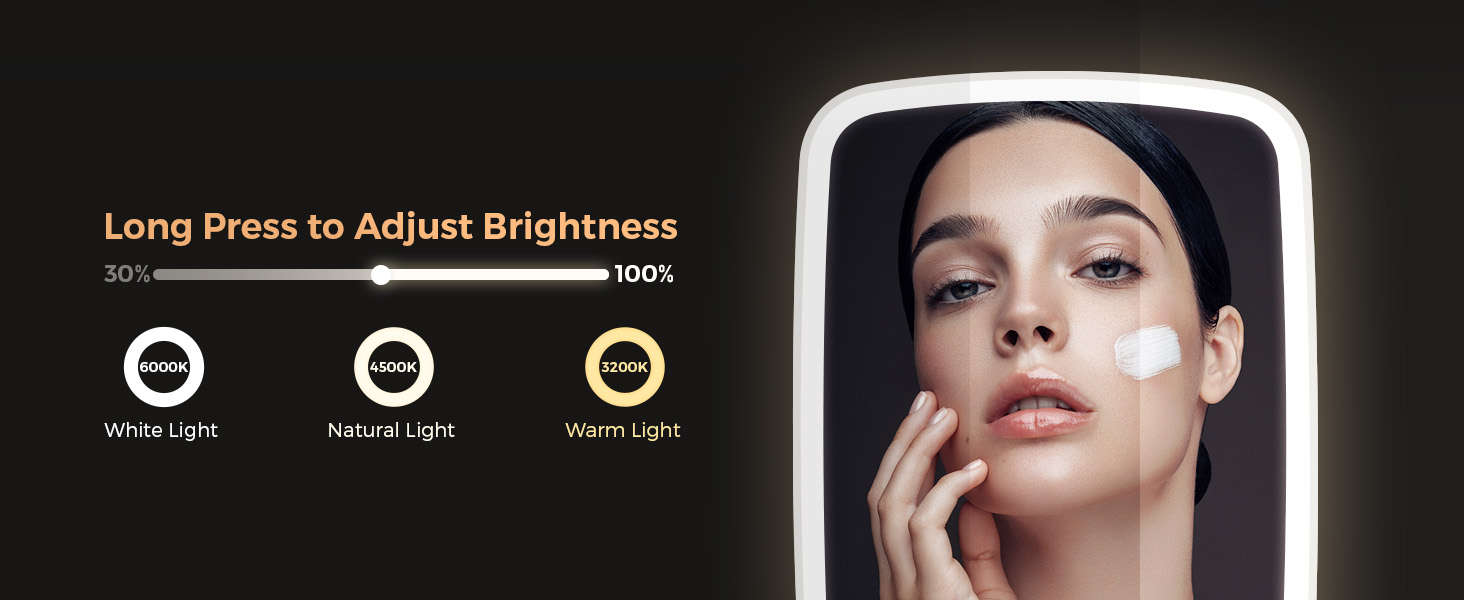 vanity mirror, vanity mirror with lights, makeup mirror for desk, mirror for desk