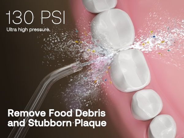 Remove food debris and stubborn plaque