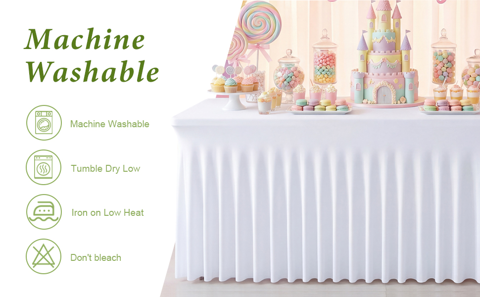 spandex table cloth table skirt