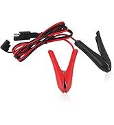 3.2FT 14AWG SAE to Alligator Clips,12-24V Quick Disconnect Battery Alligator Clips to SAE Connect...